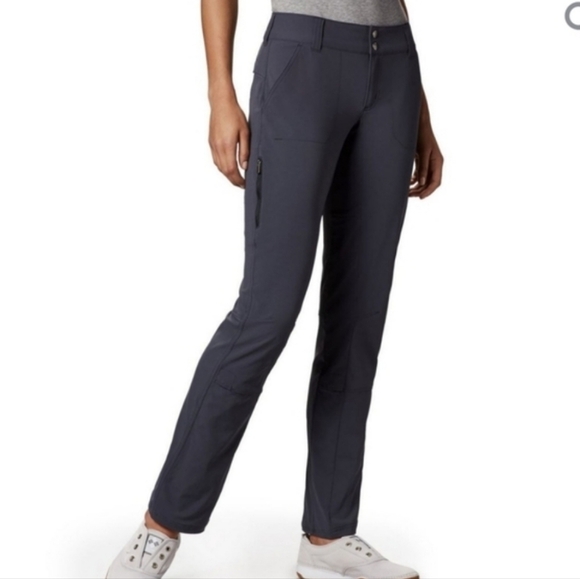 Columbia Pants Hiking Travel UPF Water Stain Resistant Saturday Trail sz 12 - Picture 1 of 12